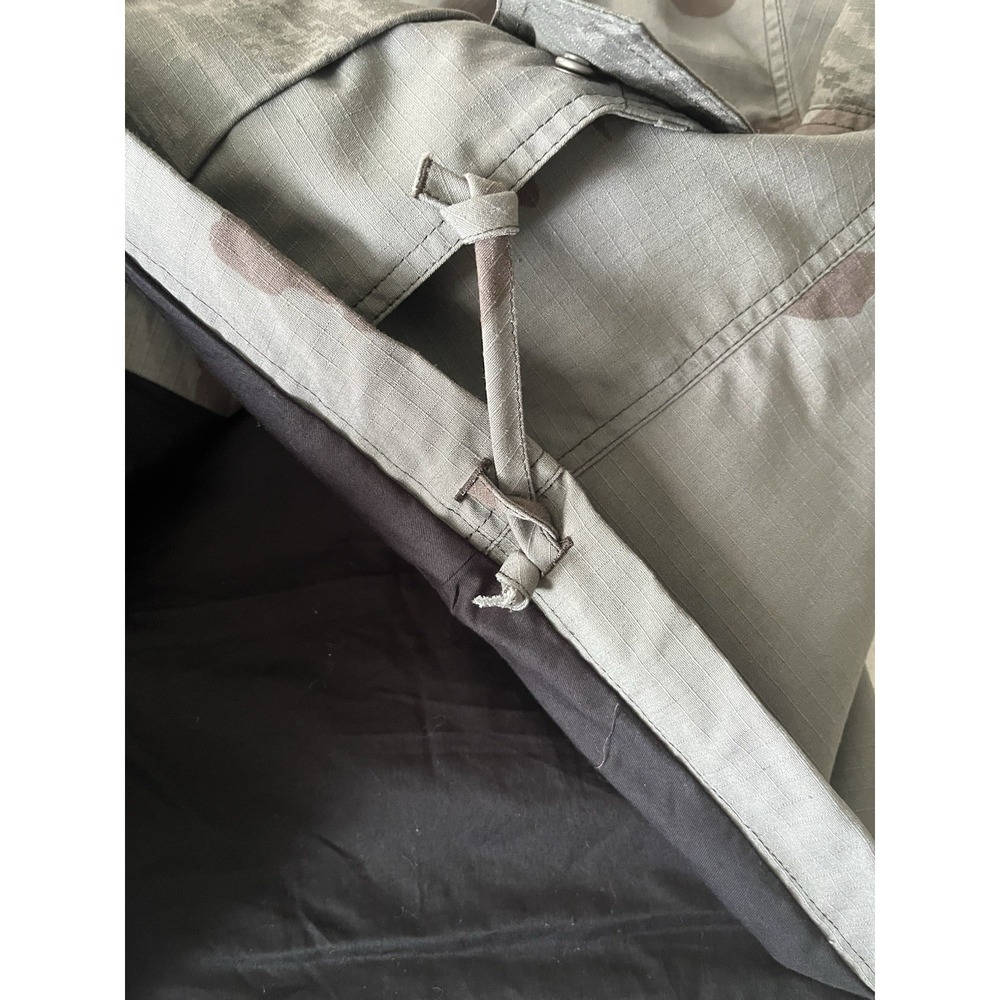 MARINE SERRÉ G/L Regenerate Cropped Camo Bomber Jacket Men's Size M / 48 Gray - Picture 7 of 15